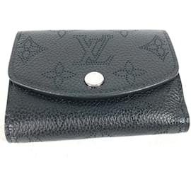 Louis Vuitton-Portefeuille Compact Mahina Louis Vuitton-Noir