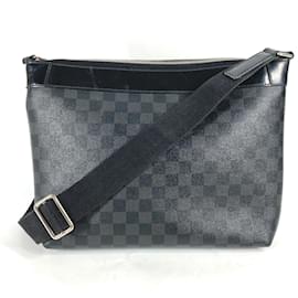 Louis Vuitton-Louis Vuitton N40003 Damier Graphite Shoulder Bag-Black