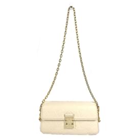 Louis Vuitton-Sac à bandoulière Pochette Monogram Empreinte Louis Vuitton-Beige