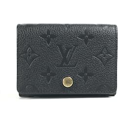 Louis Vuitton-Porte-cartes de visite Monogram Empreinte Louis Vuitton-Noir