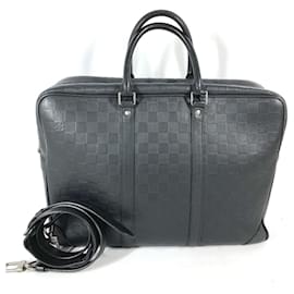 Louis Vuitton-Louis Vuitton N41146 Damier Infini Business Bag-Black