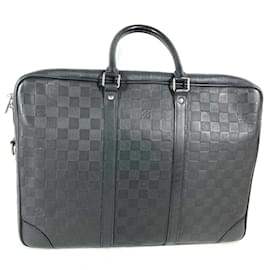 Louis Vuitton-Louis Vuitton N41146 Damier Infini Business Bag-Black