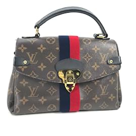 Louis Vuitton-Sac tote Monogram Louis Vuitton M43867-Marron