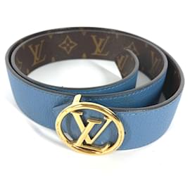 Louis Vuitton-Ceinture Monogram Louis Vuitton M0142V-Marron