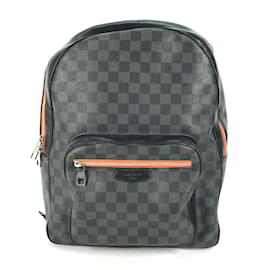 Louis Vuitton-Louis Vuitton N42403 Damier Graphite Backpack-Black