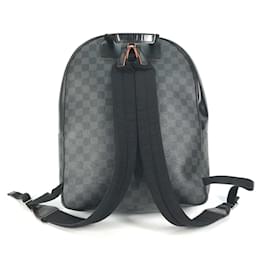 Louis Vuitton-Louis Vuitton N42403 Damier Graphite Backpack-Black