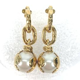 Louis Vuitton-Boucles d'oreilles en or Louis Vuitton-Doré