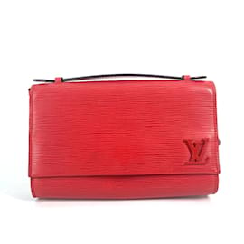 Louis Vuitton-Sac à épaule 3WAY Epi Louis Vuitton-Rouge