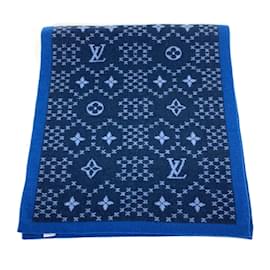 Louis Vuitton-Louis Vuitton Blue Stole-Blue