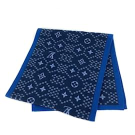 Louis Vuitton-Louis Vuitton Blue Stole-Blue