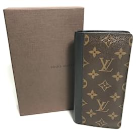 Louis Vuitton-Louis Vuitton Monogram Macassar Long Wallet-Brown