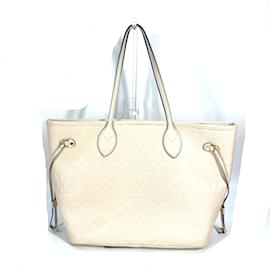 Louis Vuitton-Sac tote Monogram Empreinte Louis Vuitton-Beige