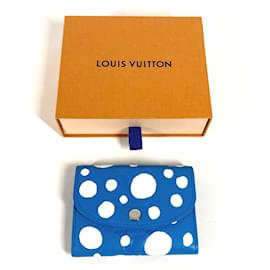 Louis Vuitton-Portefeuille Trifold LV x YK Yayoi Kusama M81984 Louis Vuitton-Bleu