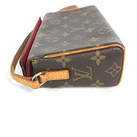 Louis Vuitton-Sac à épaule Monogram Louis Vuitton-Marron