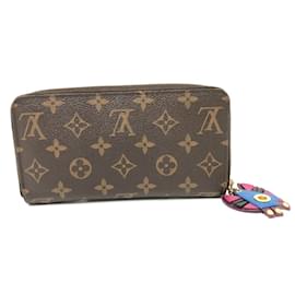 Louis Vuitton-Portefeuille long Monogram M61364 de Louis Vuitton-Marron