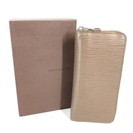 Louis Vuitton-Louis Vuitton Epi Zip Around Long Wallet-Brown