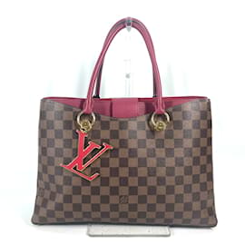 Louis Vuitton-Louis Vuitton N40052 Riverside Damier LV Charm Tote Bag-Rot