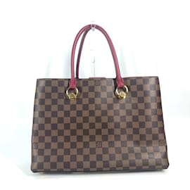 Louis Vuitton-Louis Vuitton N40052 Riverside Damier LV Charm Tote Bag-Rot