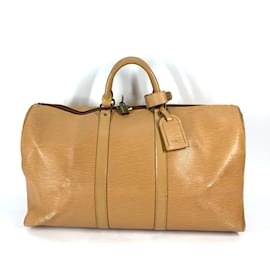 Louis Vuitton-Louis Vuitton Epi Travel Bag in Beige-Beige