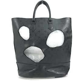 Louis Vuitton-Louis Vuitton Rei Kawakubo Collaboration Tote Bag-Black