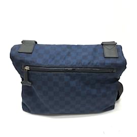 Louis Vuitton-Louis Vuitton N41251 Damier Challenge Shoulder Bag-Navy blue