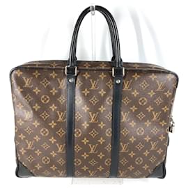 Louis Vuitton-Louis Vuitton Monogram Macassar Briefcase-Brown