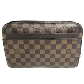 Louis Vuitton-Louis Vuitton N51993 Damier Clutch Bag-Brown