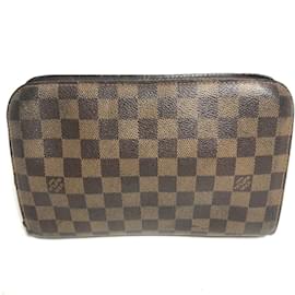 Louis Vuitton-Louis Vuitton N51993 Damier Clutch Bag-Brown