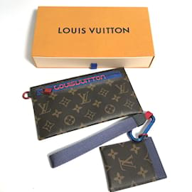 Louis Vuitton-Louis Vuitton Monogram Pacific Wallet Carabiner-Brown