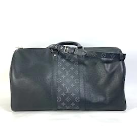 Louis Vuitton-Louis Vuitton M53763 Taigalama 2WAY Travel Bag-Black