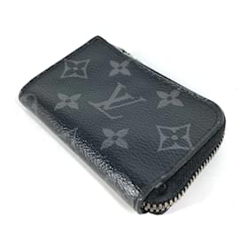 Louis Vuitton-Louis Vuitton Monogram Eclipse Coin Purse-Black