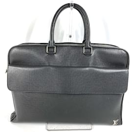 Louis Vuitton-Louis Vuitton Taiga 2WAY Briefcase-Black