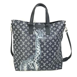 Louis Vuitton-Louis Vuitton Monogram Savannah 2WAY Tote Bag-Navy blue