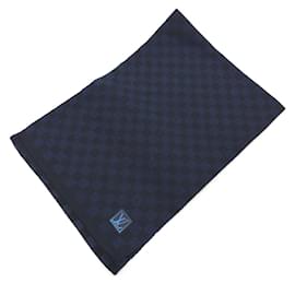 Louis Vuitton-Louis Vuitton M77047 Damier Gradation Scarf-Navy blue