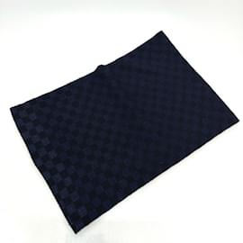 Louis Vuitton-Louis Vuitton M77047 Damier Gradation Scarf-Navy blue