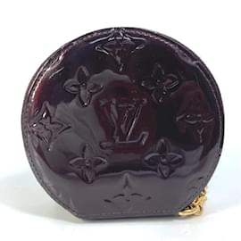 Louis Vuitton-Porte-monnaie en vernis Monogram Louis Vuitton-Violet