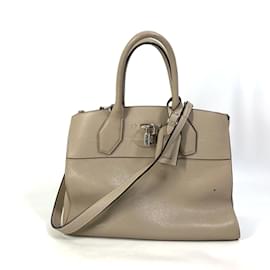 Louis Vuitton-Sac à main Louis Vuitton M53017 Galet Gray-Marron