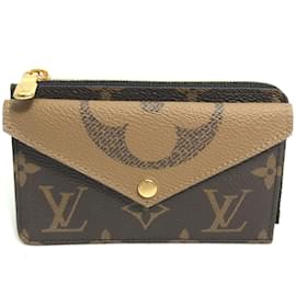 Louis Vuitton-Porte-monnaie Monogram Géant Inversé Louis Vuitton-Marron