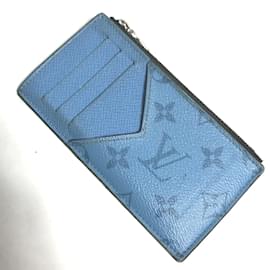 Louis Vuitton-Louis Vuitton Taigalama Coin Purse-Blue