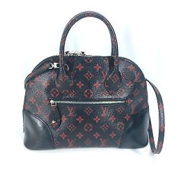 Louis Vuitton Monogram Anfra Rouge Shoulder Bag Black