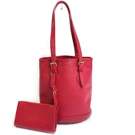 Louis Vuitton-Louis Vuitton Epi Shoulder Bag-Red