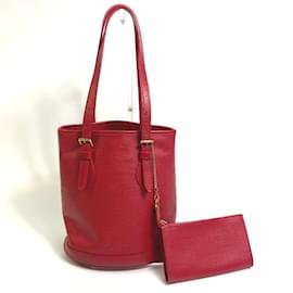Louis Vuitton-Louis Vuitton Epi Shoulder Bag-Red