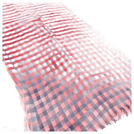 Stola in cotone rosso Louis Vuitton Rosso