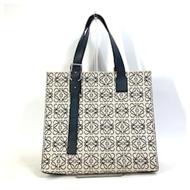 Loewe-Loewe Anagram Tote Bag-White