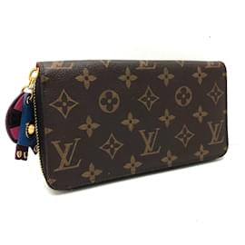 Louis Vuitton-Portefeuille long Monogram Louis Vuitton-Marron