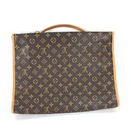 Louis Vuitton-Sac à main professionnel Monogram M51121 de Louis Vuitton-Marron