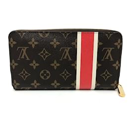 Louis Vuitton-Louis Vuitton Monogram Zippy Organizer Long Wallet-Brown