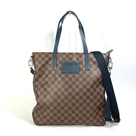 Louis Vuitton-Louis Vuitton N41255 Damier Brown Tote Bag-Brown