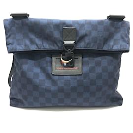 Louis Vuitton-Louis Vuitton N41251 Damier Challenge Shoulder Bag-Navy blue