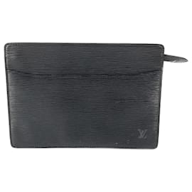 Louis Vuitton-Louis Vuitton Epi Clutch Bag-Black